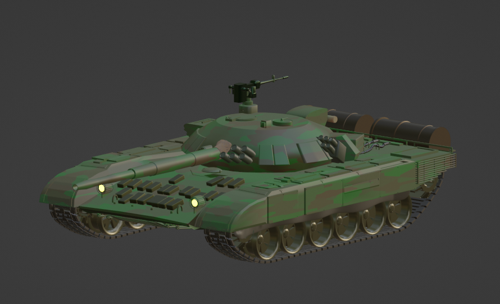 T72  Soviet tank preview image